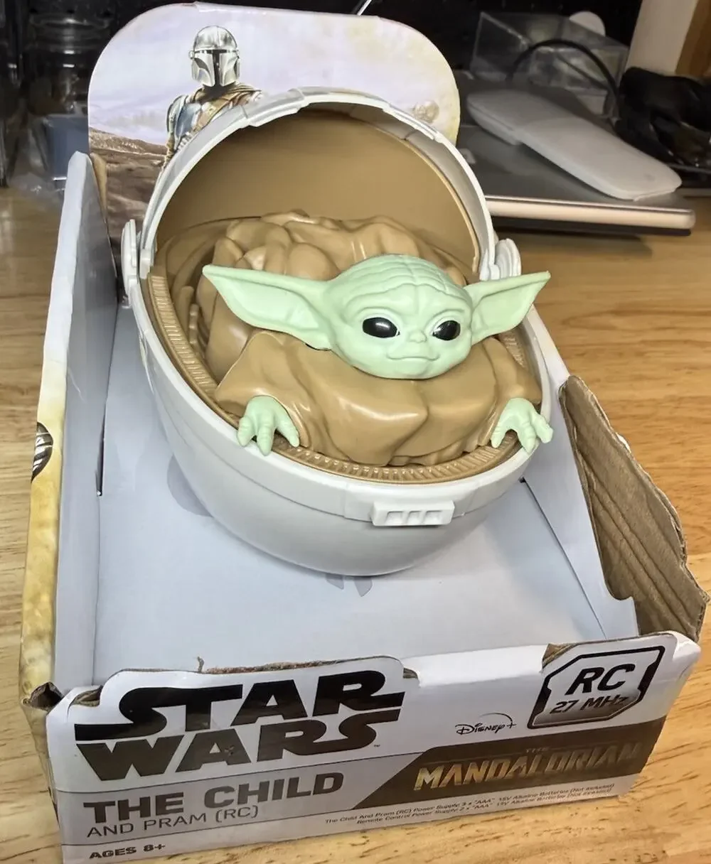 Star Wars The Child Grogu RC Pram Remote Control COMPLETE